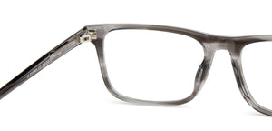 Grey Wayfarer Full Rim Unisex Eyeglasses by John Jacobs-144722
