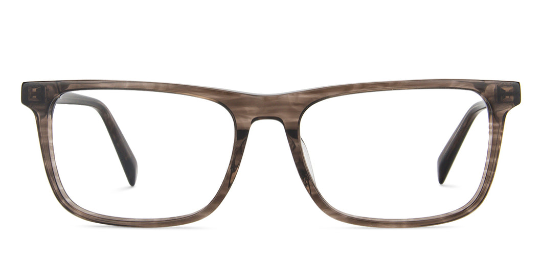 Brown Wayfarer Full Rim Unisex Eyeglasses by John Jacobs-144723
