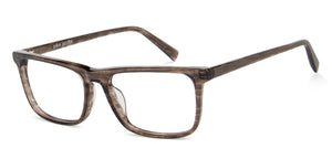 Brown Wayfarer Full Rim Unisex Eyeglasses by John Jacobs-144723