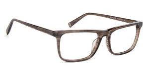 Brown Wayfarer Full Rim Unisex Eyeglasses by John Jacobs-144723