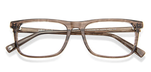 Brown Wayfarer Full Rim Unisex Eyeglasses by John Jacobs-144723