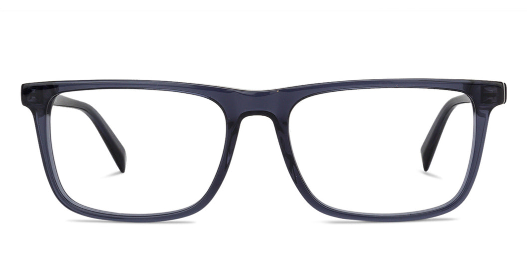 Blue Wayfarer Full Rim Unisex Eyeglasses by John Jacobs-144724