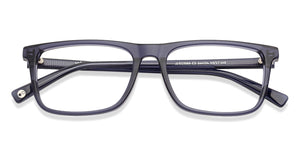 Blue Wayfarer Full Rim Unisex Eyeglasses by John Jacobs-144724
