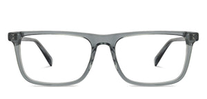 Grey Wayfarer Full Rim Unisex Eyeglasses by John Jacobs-144725