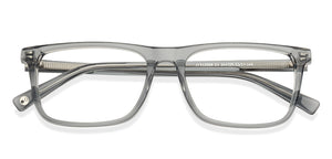 Grey Wayfarer Full Rim Unisex Eyeglasses by John Jacobs-144725