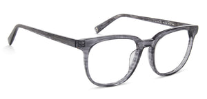 Grey Wayfarer Full Rim Unisex Eyeglasses by John Jacobs-144728