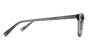 Grey Wayfarer Full Rim Unisex Eyeglasses by John Jacobs-144728