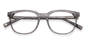Grey Wayfarer Full Rim Unisex Eyeglasses by John Jacobs-144728