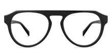 Load image into Gallery viewer, Black Aviator Full Rim Unisex Eyeglasses by John Jacobs-148379
