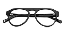Load image into Gallery viewer, Black Aviator Full Rim Unisex Eyeglasses by John Jacobs-148379