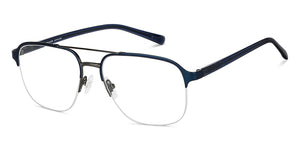 Blue Square Half Rim Unisex Eyeglasses by John Jacobs-145154