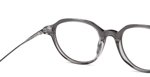 Grey Round Full Rim Unisex Eyeglasses by John Jacobs-146466