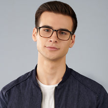 Load image into Gallery viewer, Brown Rectangle Full Rim Unisex Eyeglasses by John Jacobs-146470
