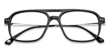 Load image into Gallery viewer, Black Wayfarer Full Rim Unisex Eyeglasses by John Jacobs-146473