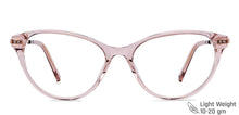 Load image into Gallery viewer, Pink Cat Eye Full Rim Women Eyeglasses by John Jacobs-146474