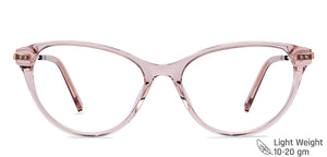 Pink Cat Eye Full Rim Women Eyeglasses by John Jacobs-146474