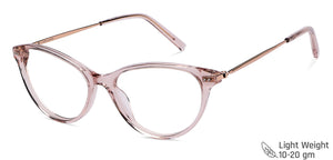 Pink Cat Eye Full Rim Women Eyeglasses by John Jacobs-146474