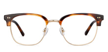 Load image into Gallery viewer, Brown Clubmaster Full Rim Unisex Eyeglasses by John Jacobs-146597