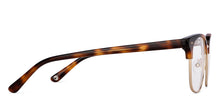 Load image into Gallery viewer, Brown Clubmaster Full Rim Unisex Eyeglasses by John Jacobs-146597