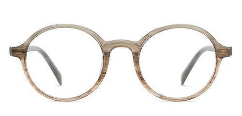 Brown Round Full Rim Unisex Eyeglasses by John Jacobs-146797