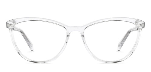 Transparent Cat Eye Full Rim Women Eyeglasses by John Jacobs-146798