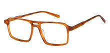 Load image into Gallery viewer, Brown Rectangle Full Rim Unisex Eyeglasses by John Jacobs-146800