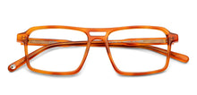 Load image into Gallery viewer, Brown Rectangle Full Rim Unisex Eyeglasses by John Jacobs-146800