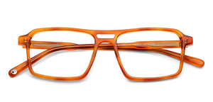 Brown Rectangle Full Rim Unisex Eyeglasses by John Jacobs-146800