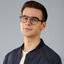 Load image into Gallery viewer, Brown Aviator Full Rim Unisex Eyeglasses by John Jacobs-147198