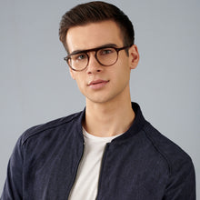Load image into Gallery viewer, Brown Aviator Full Rim Unisex Eyeglasses by John Jacobs-147198