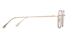 Load image into Gallery viewer, Gold Square Full Rim Unisex Eyeglasses by John Jacobs-205181