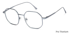 Load image into Gallery viewer, Blue Hexagonal Full Rim Unisex Eyeglasses by John Jacobs-147405