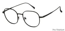 Load image into Gallery viewer, Black Round Full Rim Unisex Eyeglasses by John Jacobs-147408