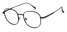 Load image into Gallery viewer, Black Round Full Rim Unisex Eyeglasses by John Jacobs-147408