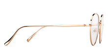 Load image into Gallery viewer, Gold Round Full Rim Unisex Eyeglasses by John Jacobs-147409