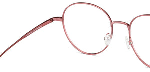 Pink Round Full Rim Women Eyeglasses by John Jacobs-147412
