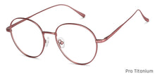 Load image into Gallery viewer, Pink Round Full Rim Women Eyeglasses by John Jacobs-147412