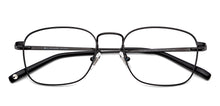 Load image into Gallery viewer, Black Rectangle Full Rim Unisex Eyeglasses by John Jacobs JJ-147463