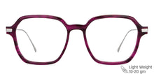 Load image into Gallery viewer, Purple Square Full Rim Women Eyeglasses by John Jacobs-147576