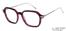 Load image into Gallery viewer, Purple Square Full Rim Women Eyeglasses by John Jacobs-147576
