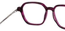 Load image into Gallery viewer, Purple Square Full Rim Women Eyeglasses by John Jacobs-147576