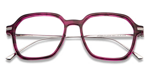 Purple Square Full Rim Women Eyeglasses by John Jacobs-147576