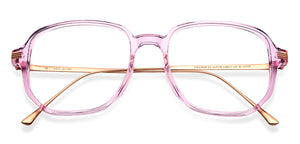 Purple Square Full Rim Women Eyeglasses by John Jacobs-147578
