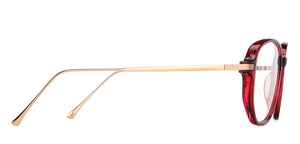 Red Square Full Rim Women Eyeglasses by John Jacobs-147580