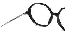 Load image into Gallery viewer, Black Hexagonal Full Rim Unisex Eyeglasses by John Jacobs-147586