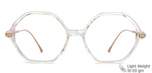 Load image into Gallery viewer, Transparent Hexagonal Full Rim Women Eyeglasses by John Jacobs-147587