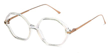 Load image into Gallery viewer, Transparent Hexagonal Full Rim Women Eyeglasses by John Jacobs-147587