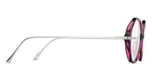 Purple Hexagonal Full Rim Women Eyeglasses by John Jacobs-147589