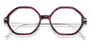 Purple Hexagonal Full Rim Women Eyeglasses by John Jacobs-147589