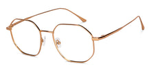 Load image into Gallery viewer, Gold Hexagonal Full Rim Unisex Eyeglasses by John Jacobs-147609
